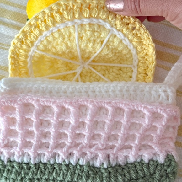 🍋 Mini Lemon Crochet Bag - Picture 8 of 8